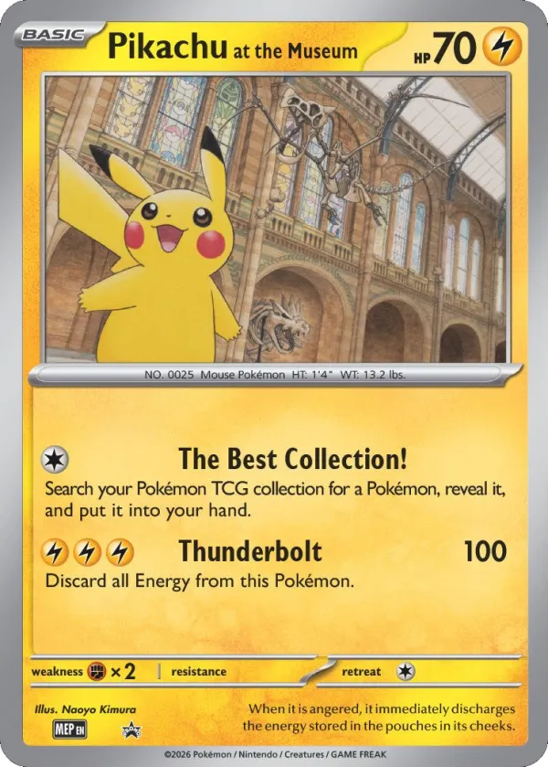 Pikachu at the Museum
