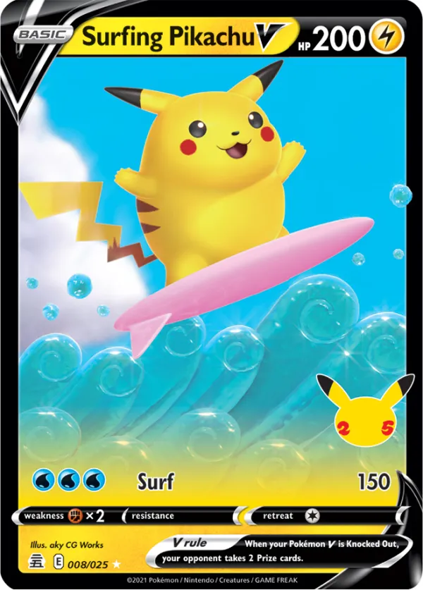 Surfing Pikachu