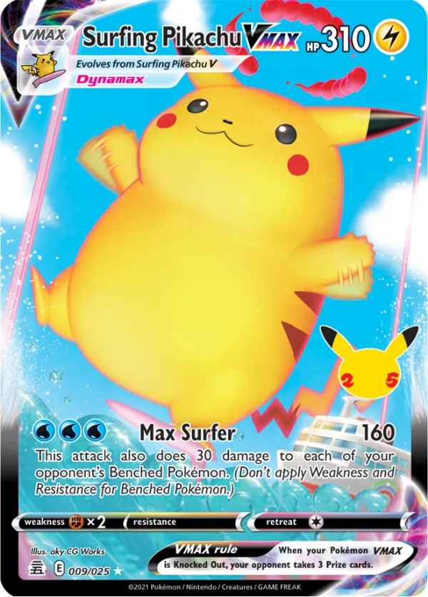 Surfing Pikachu